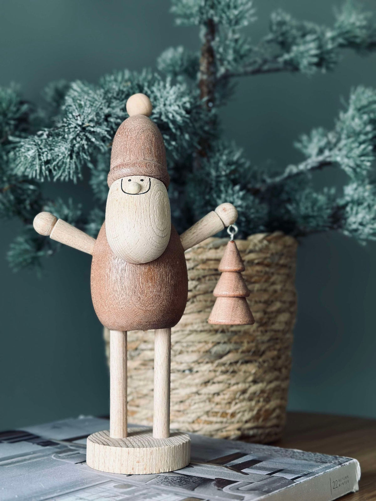 Kerstman Wood