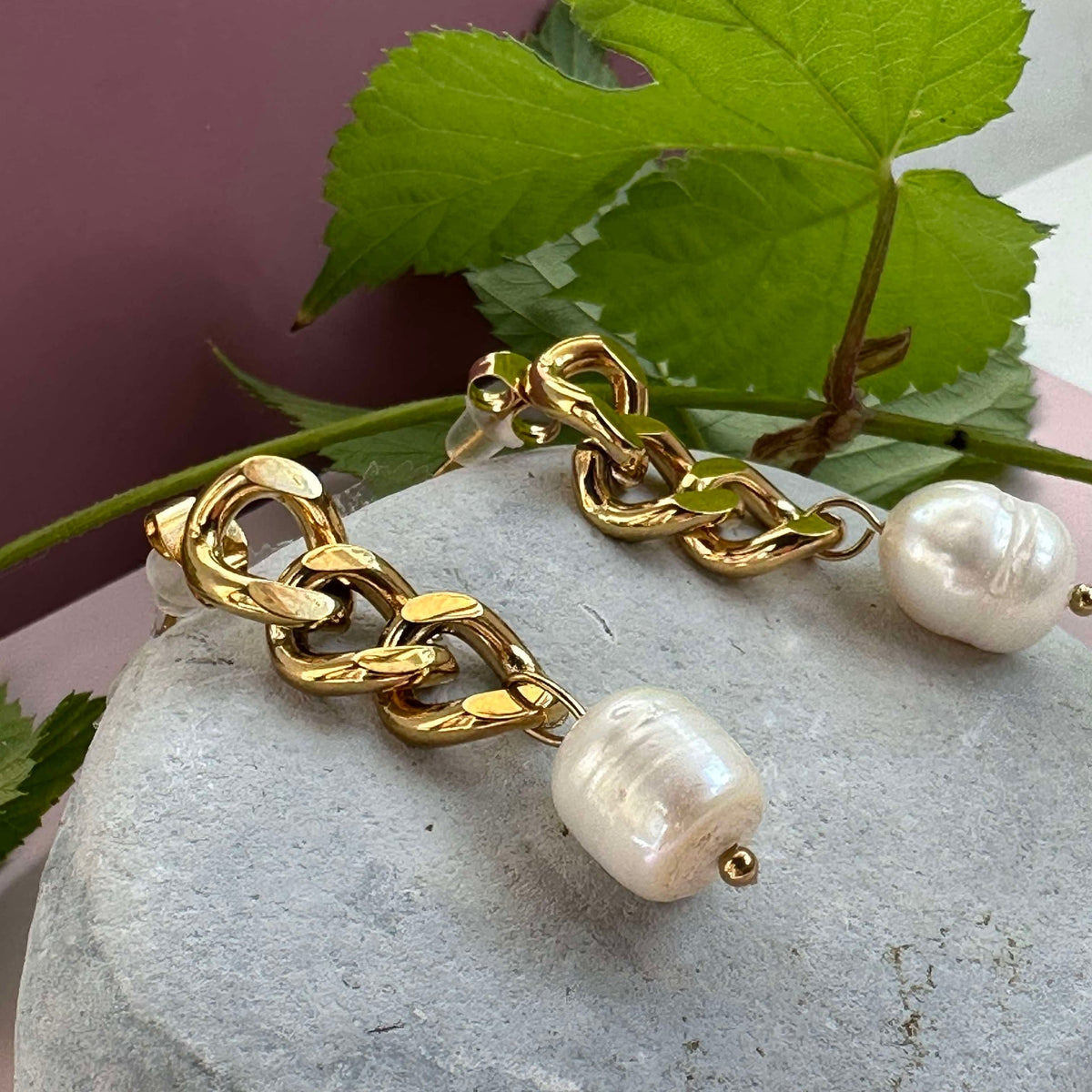 Oorbellen Elsa 18k verguld