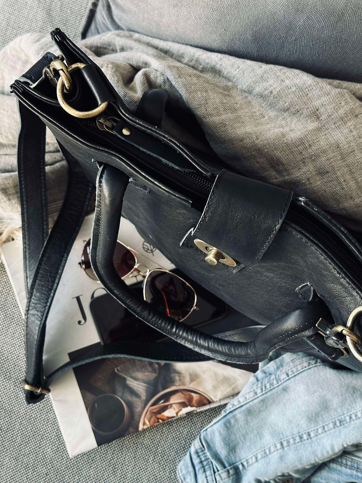 Workbag Lady van buffelleer
