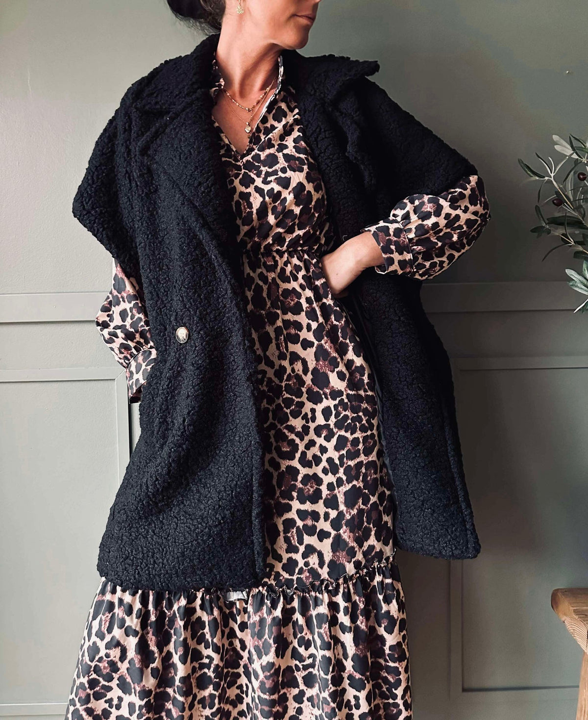 Gilet oversize Molly Black