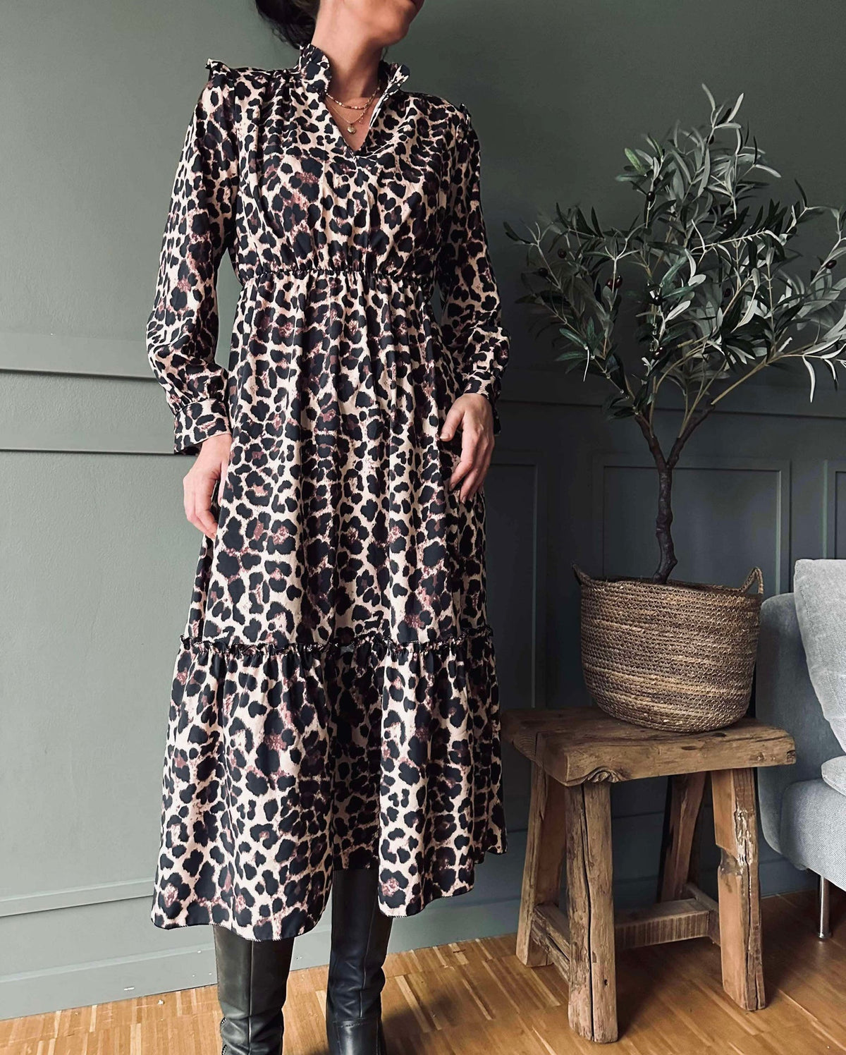 Jurk Leopard - S/M