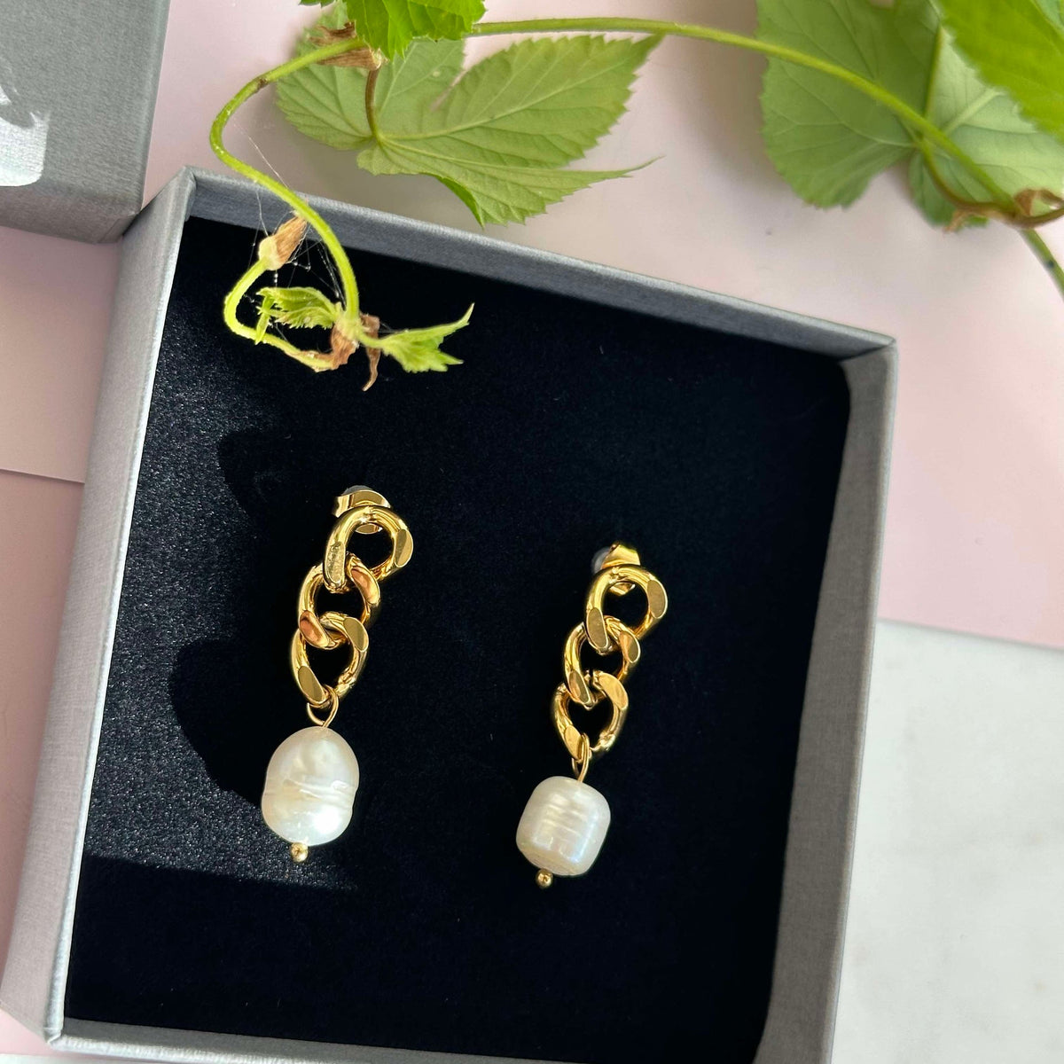 Oorbellen Elsa 18k verguld