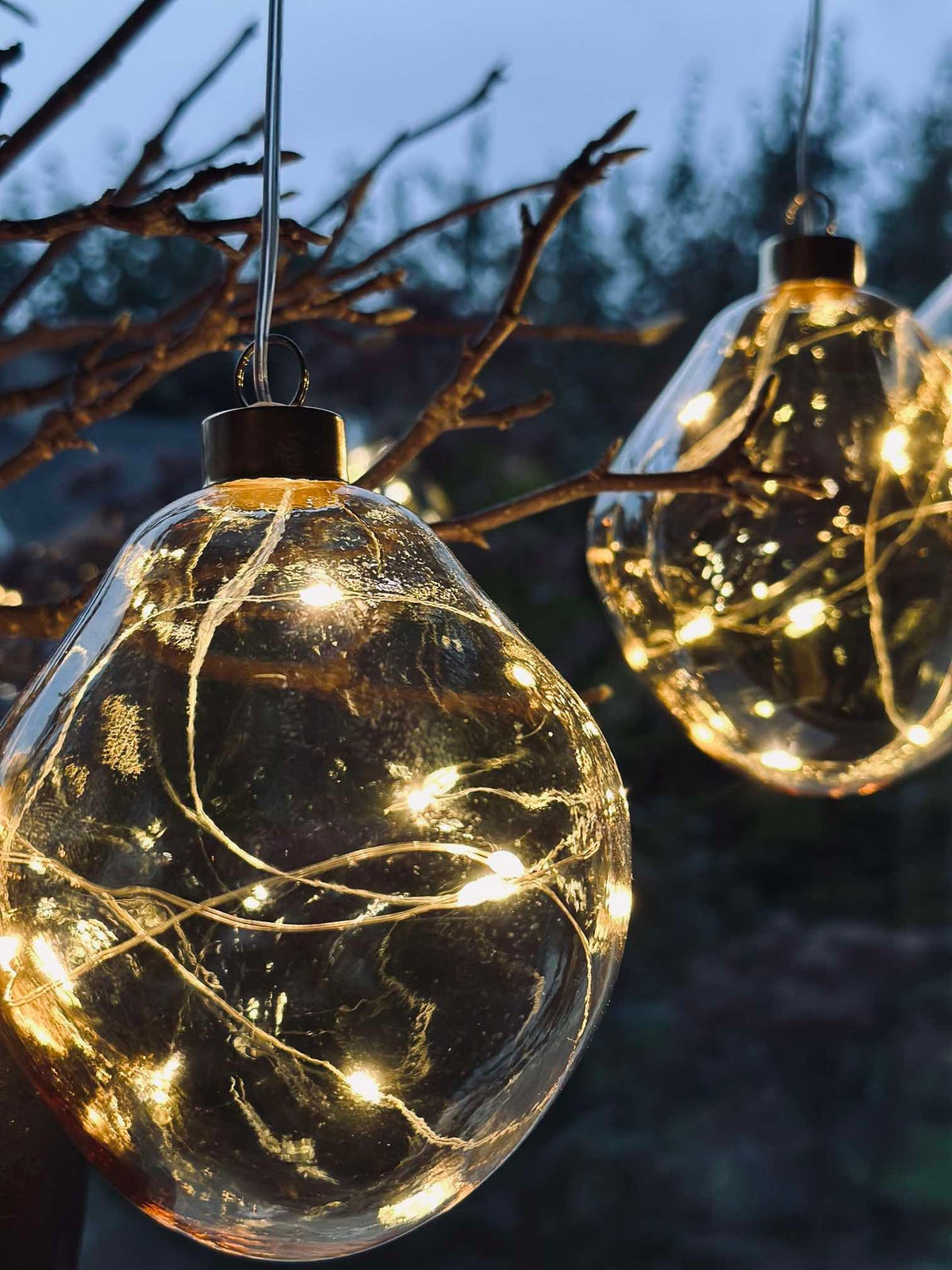 LED Lichtbollen Golden - Set van 3 stuks