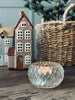 Kaarsenhouder voor waxinelichtjes Diamond - White