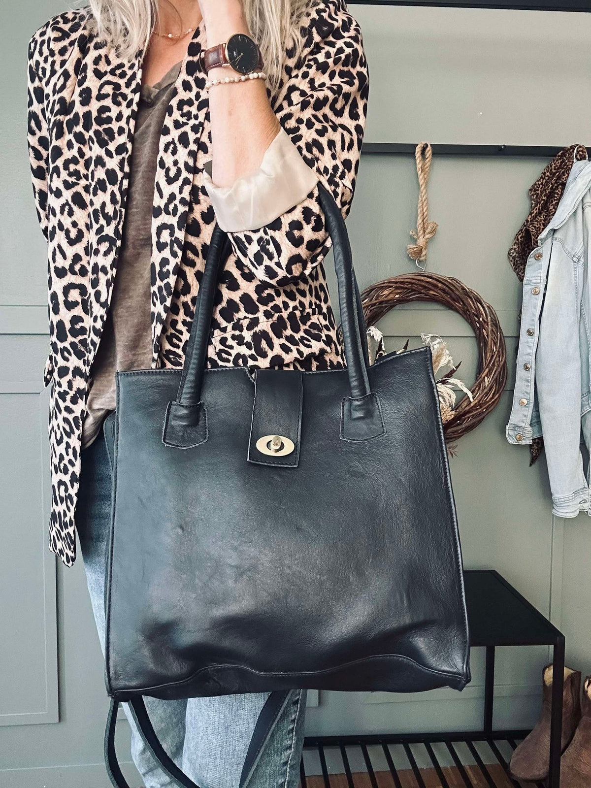 Workbag Lady van buffelleer