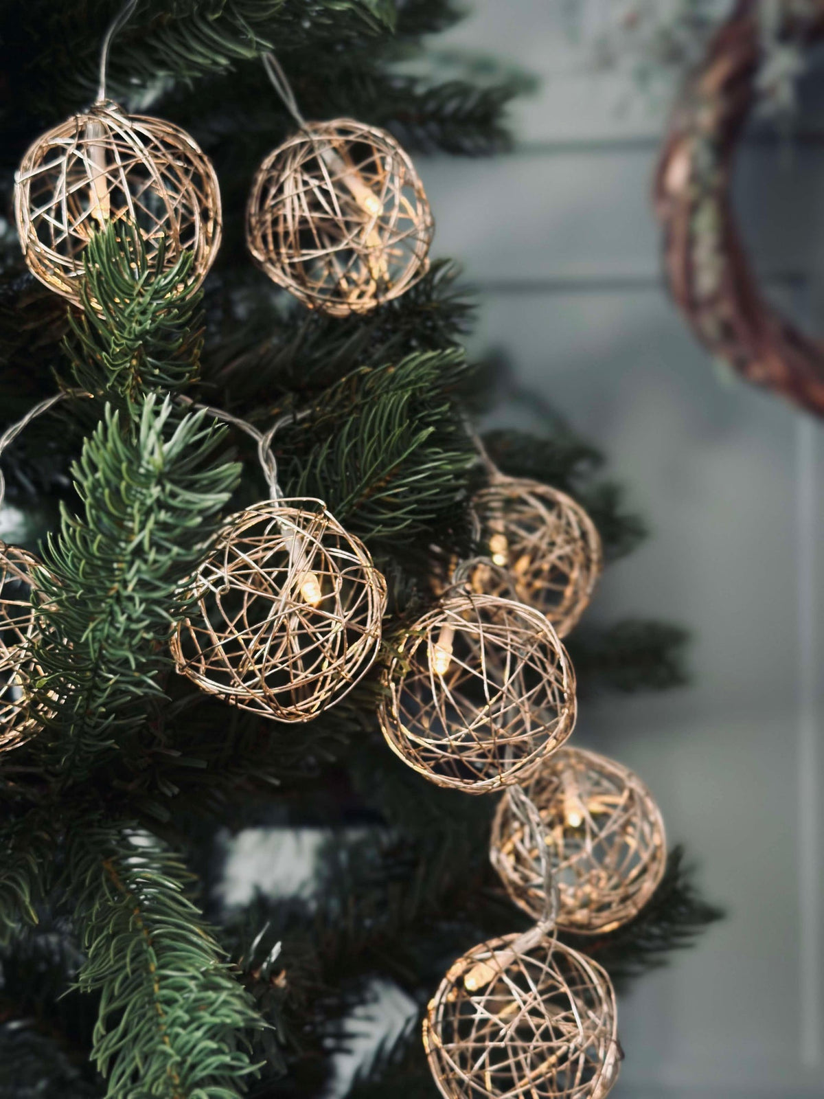 Lichtslinger Goud - 10 LED-bollen