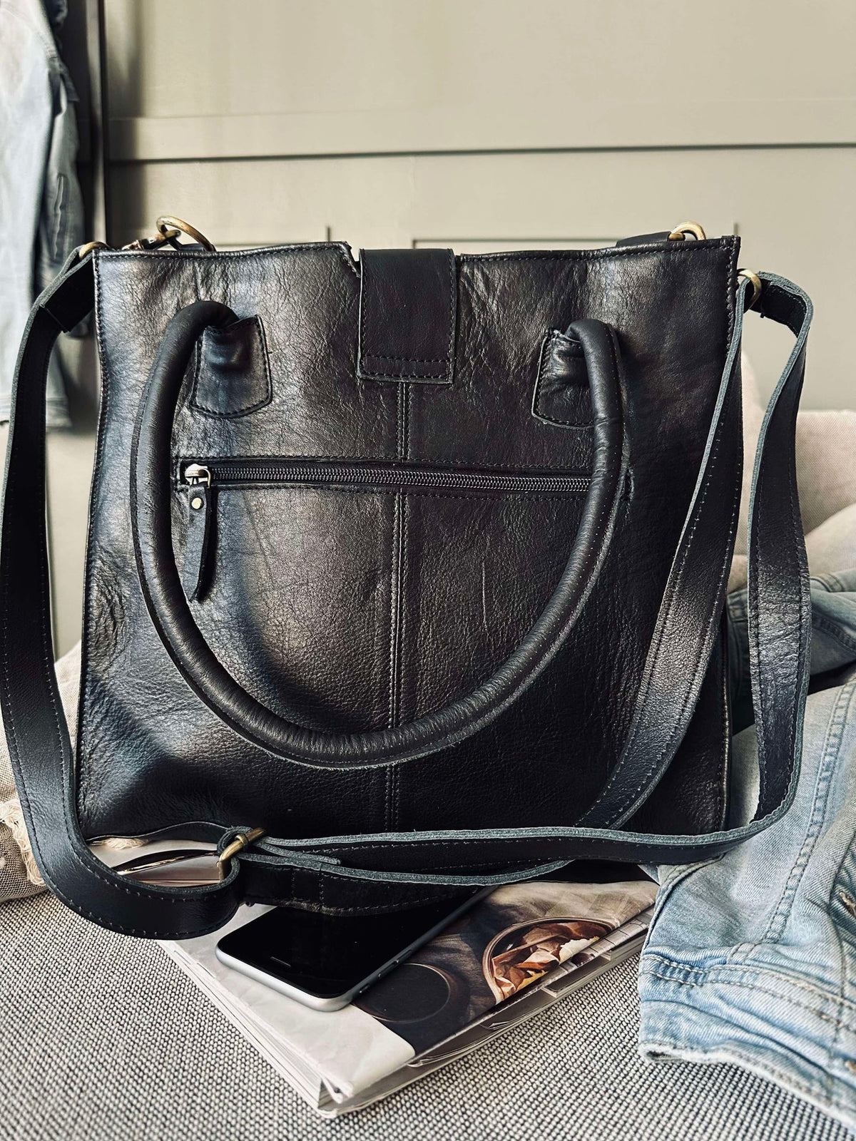 Workbag Lady van buffelleer