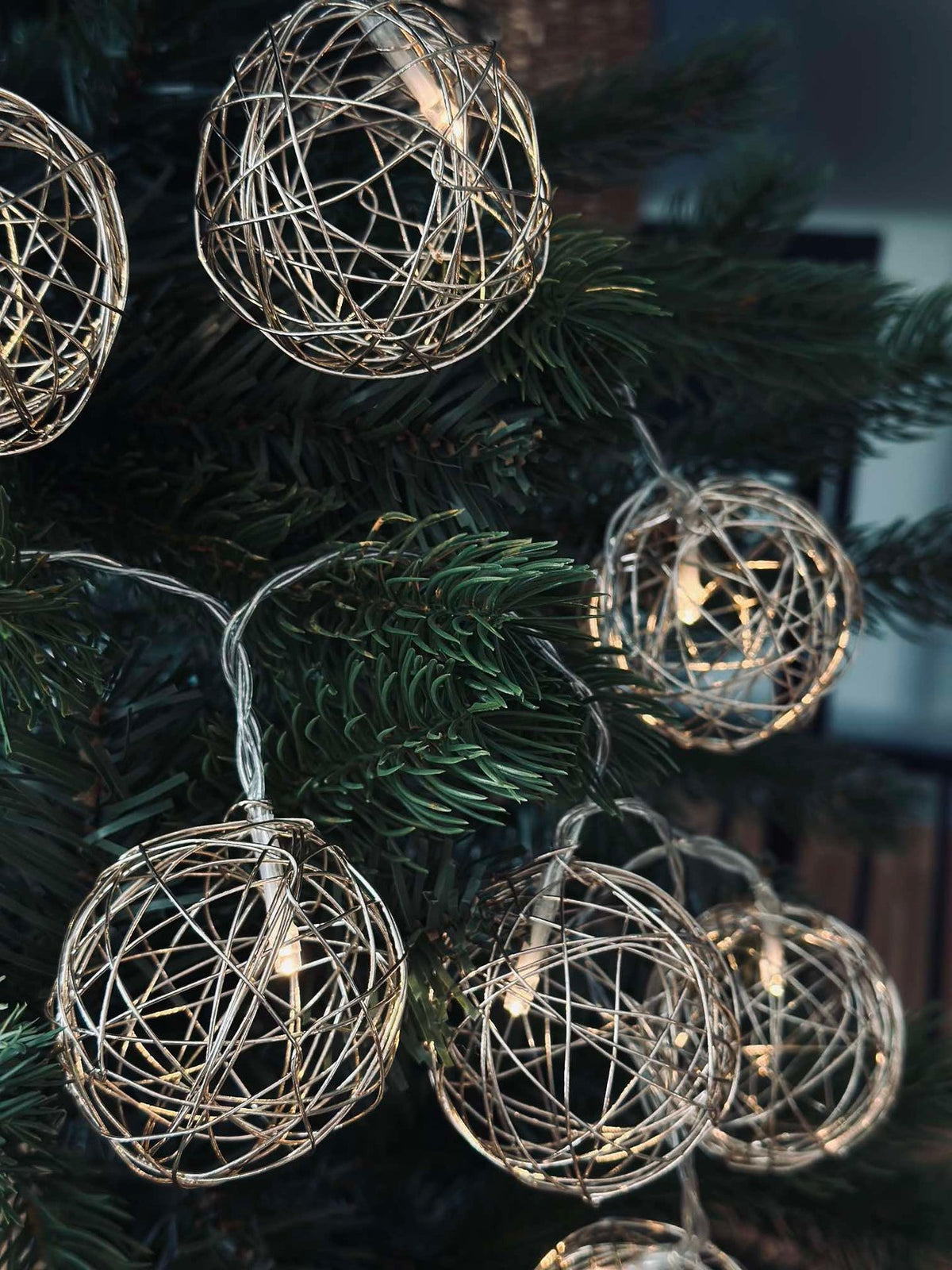 Lichtslinger Goud - 10 LED-bollen
