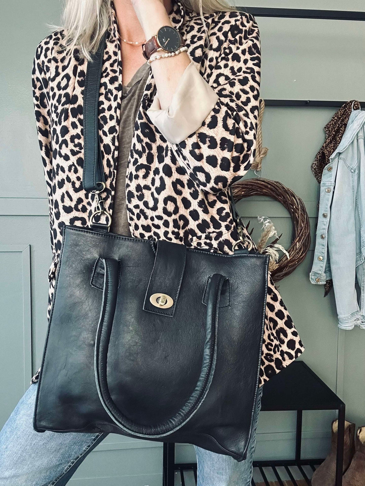 Workbag Lady van buffelleer