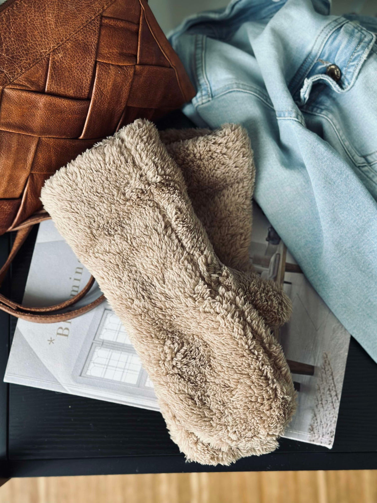 Wanten - Brown fleece