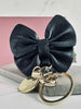 Sleutelhanger Strik - Black leather