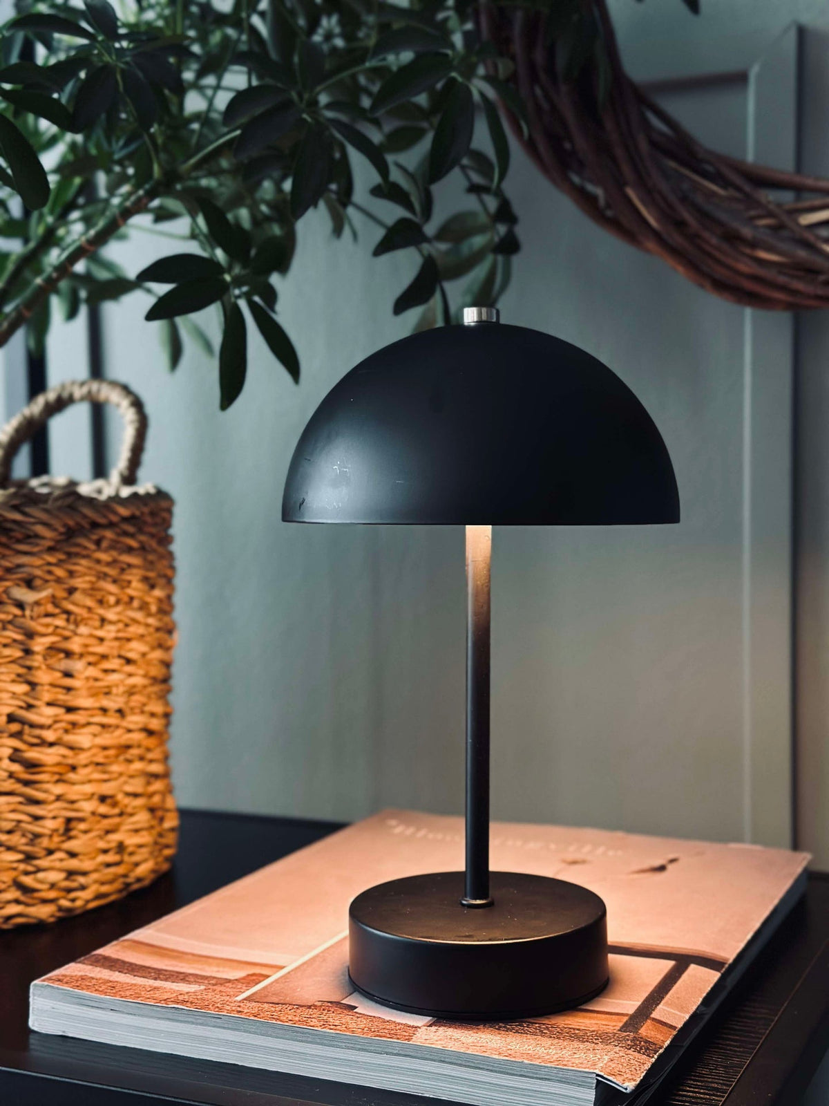 Tafellamp met touch - Zwart