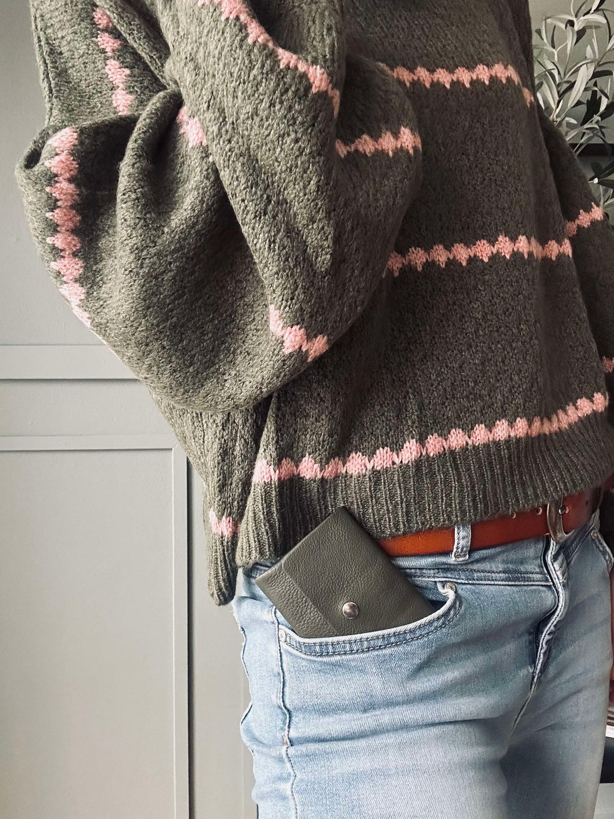 Portemonnee Aura small - Army