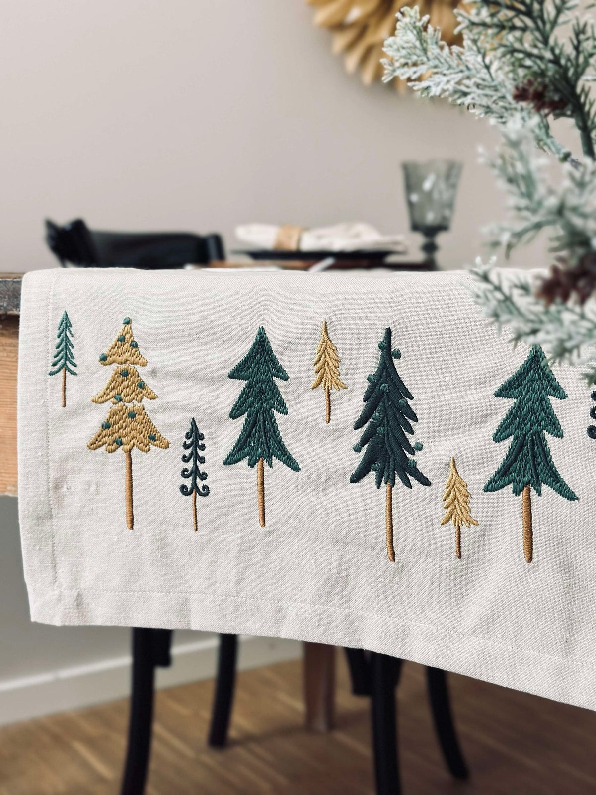 Tafelrunner Bomen 90 cm