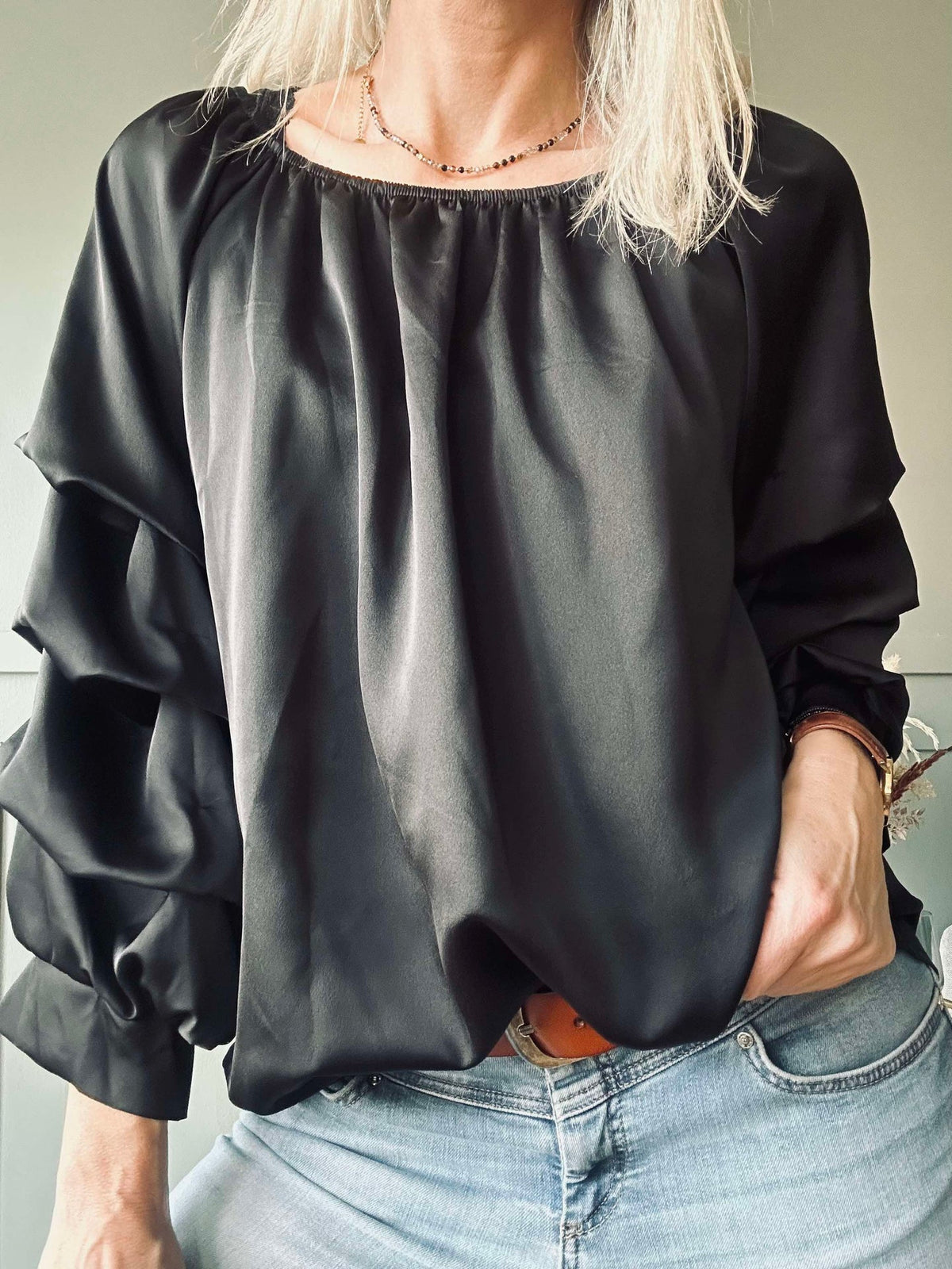 Blouse Jenny - Zijde look