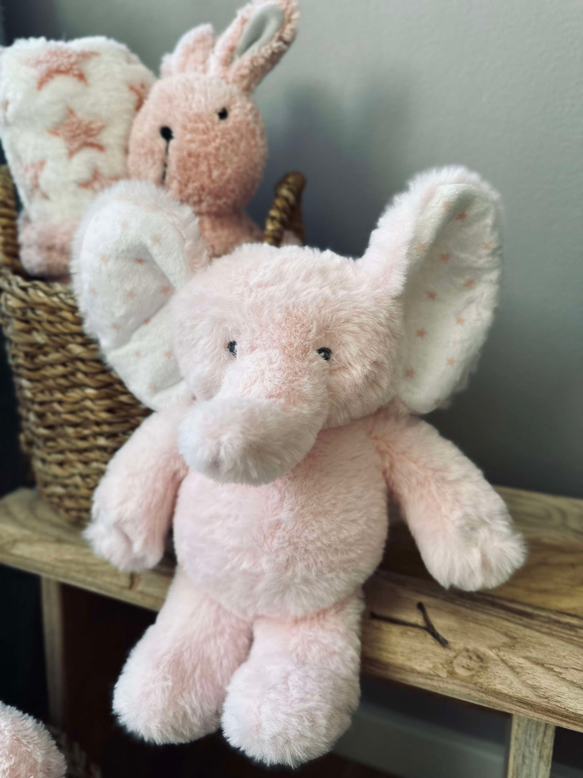 Knuffel Olifant 25cm - Roze