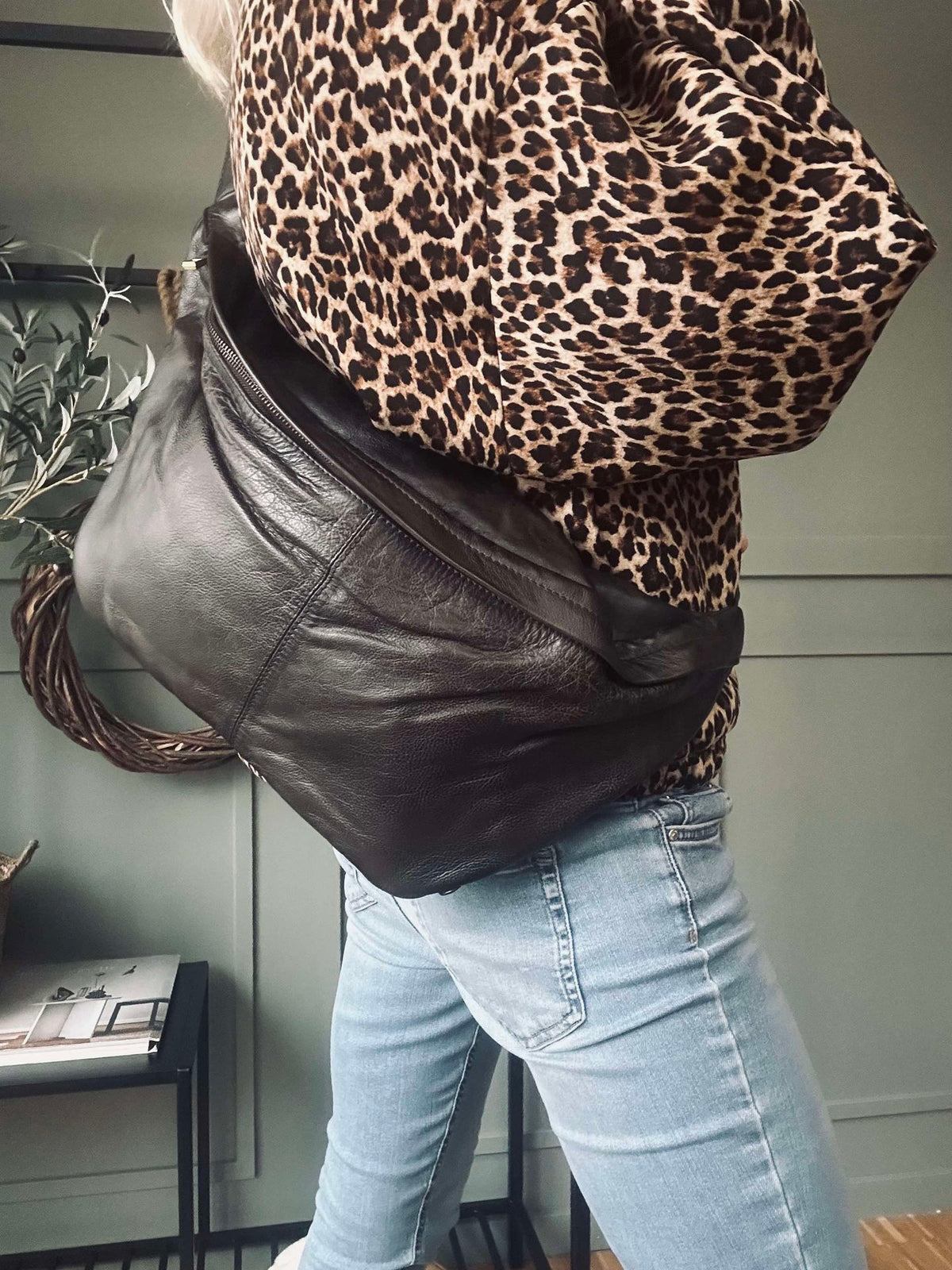 Cool Buffy XL Bumbag van boterzacht leer - Brown