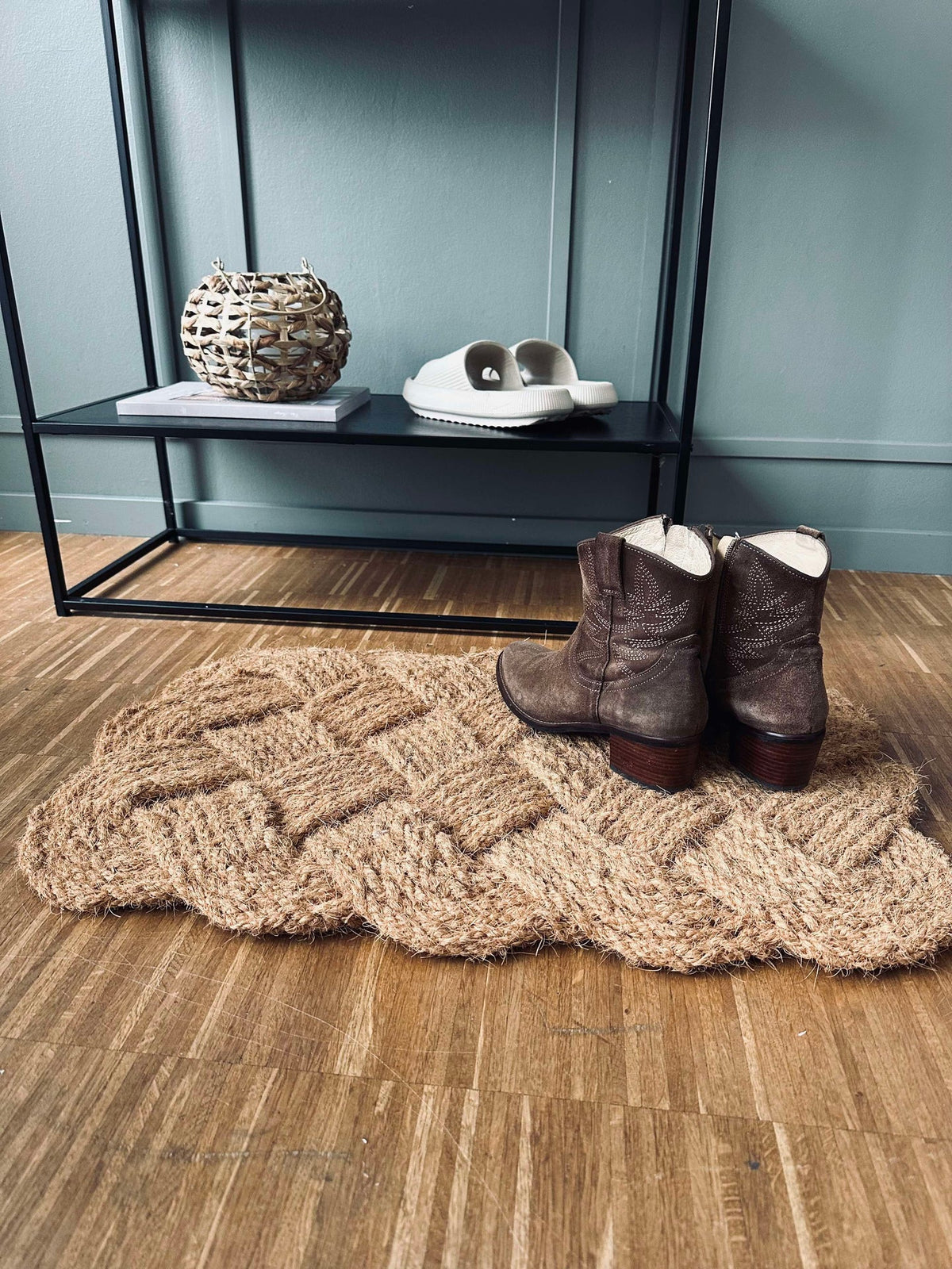 Deurmat knoop Jute 45x75