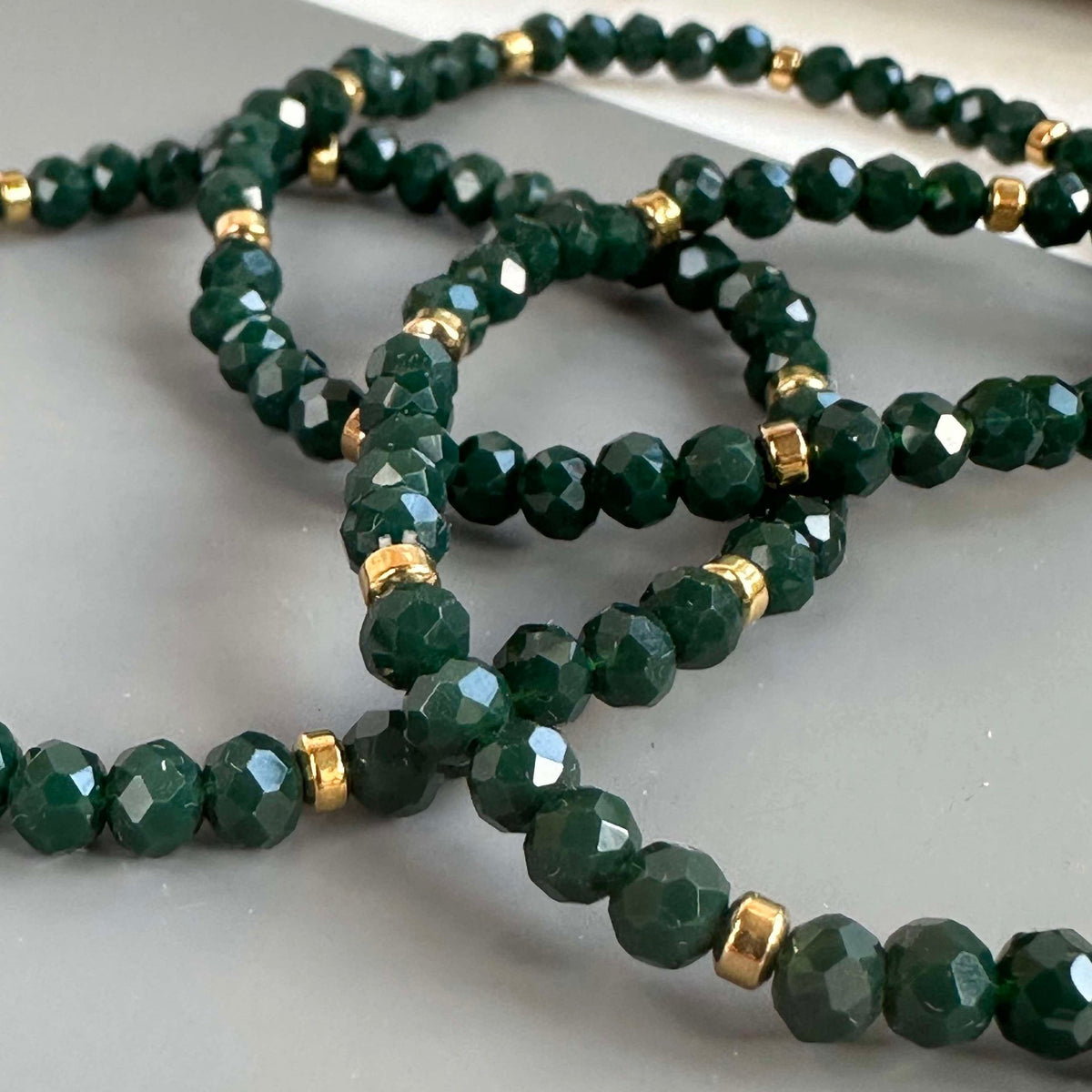 Armband Merle Forest Green - Set met 3 stuks