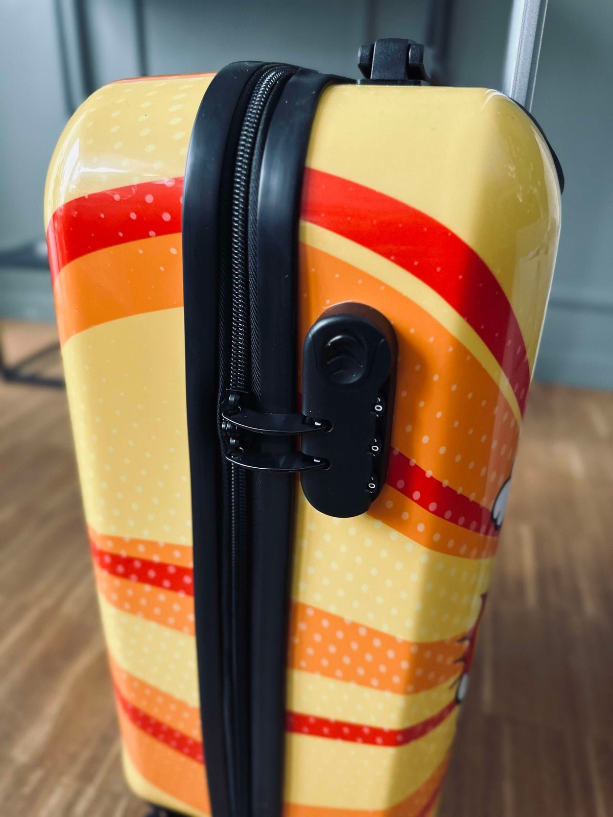 Trolleykoffer 55 cm - Geel lichtgewicht