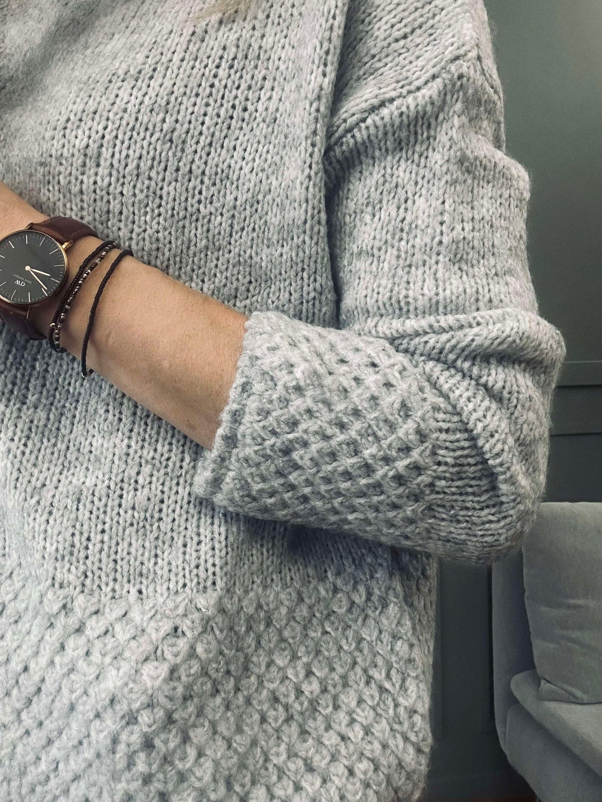 Trui Celeste Grey