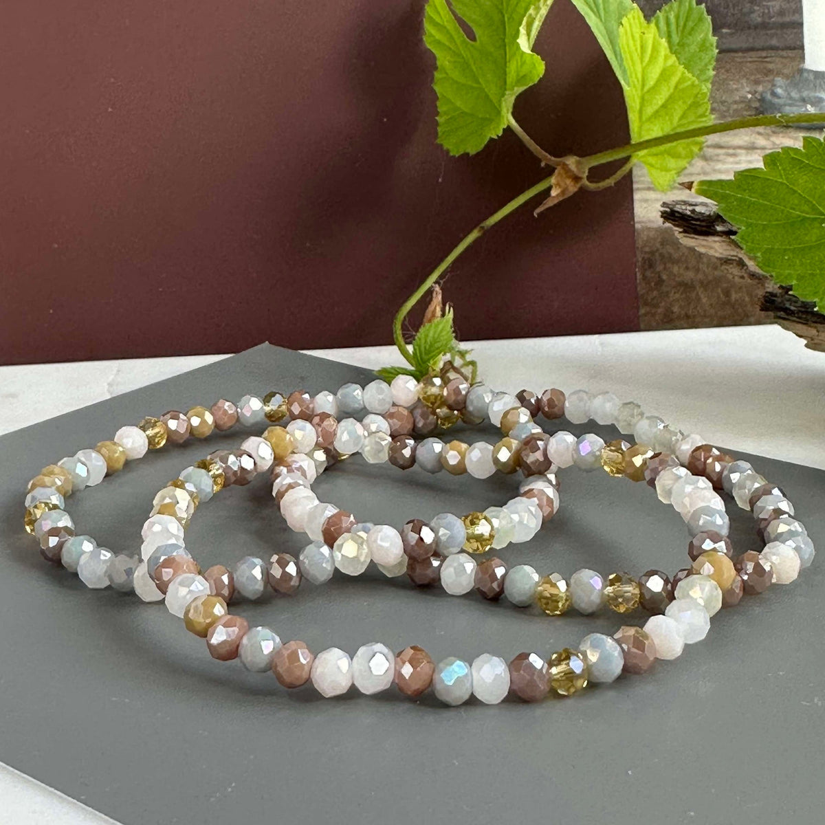 Armband ANNA Nature - Set van 3 stuks