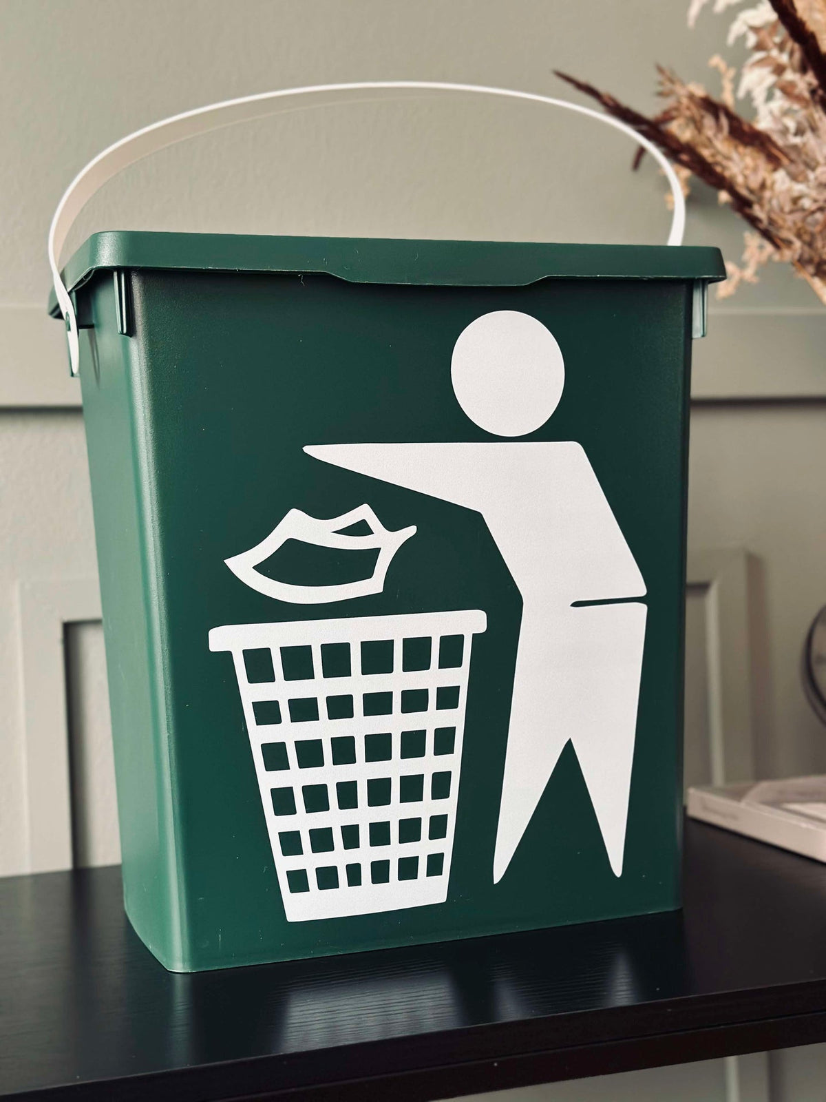 BIO-emmer met deksel 12 liter – Groen