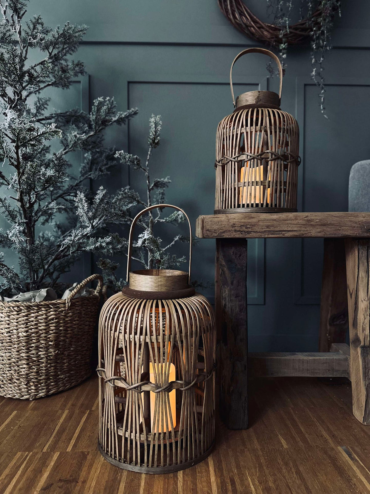 Lantaarn met led licht - Small