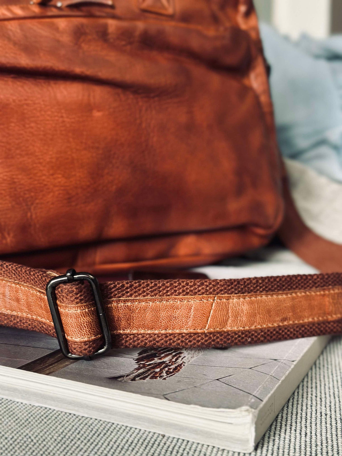 Werktas - Cognac Cow leather
