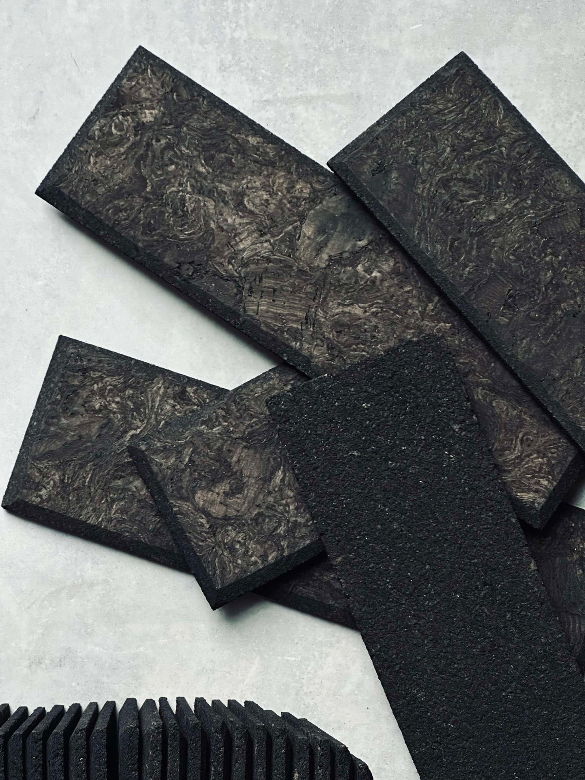 Kurkstenen - Dark pakket met 62 stuks