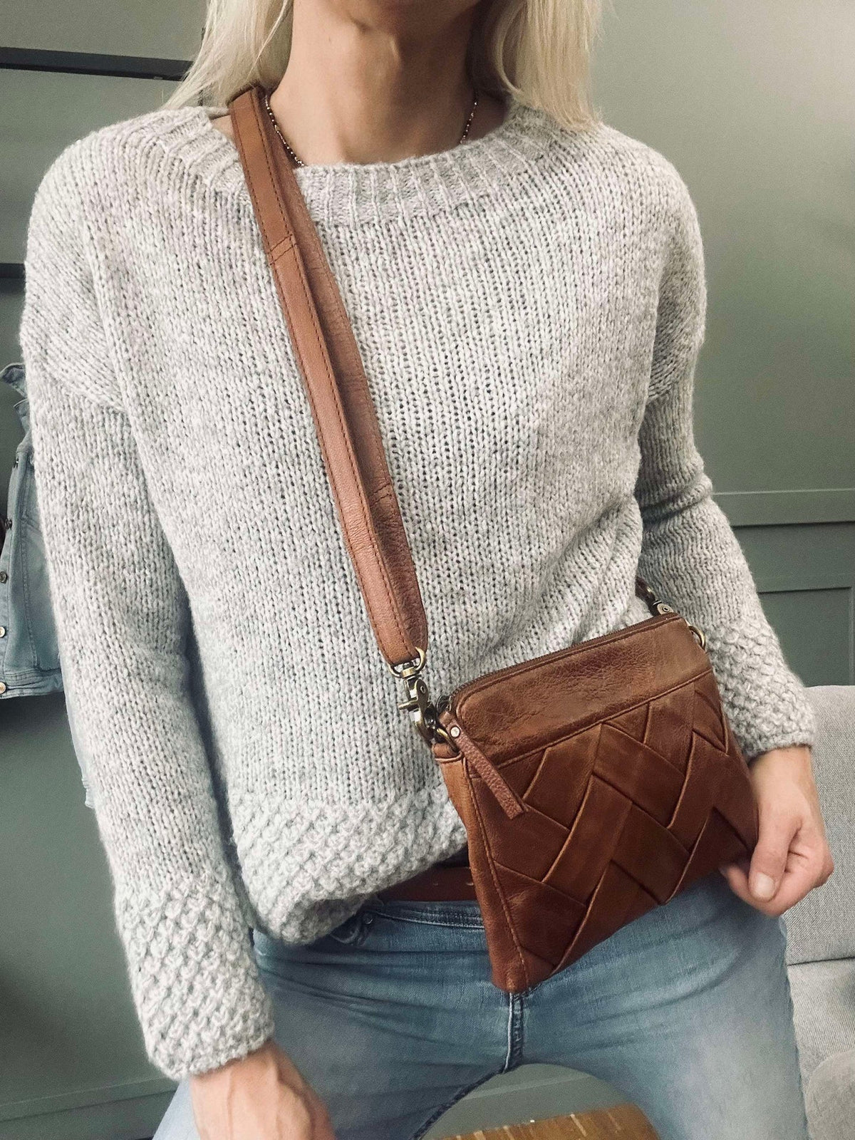 Trui Celeste Grey