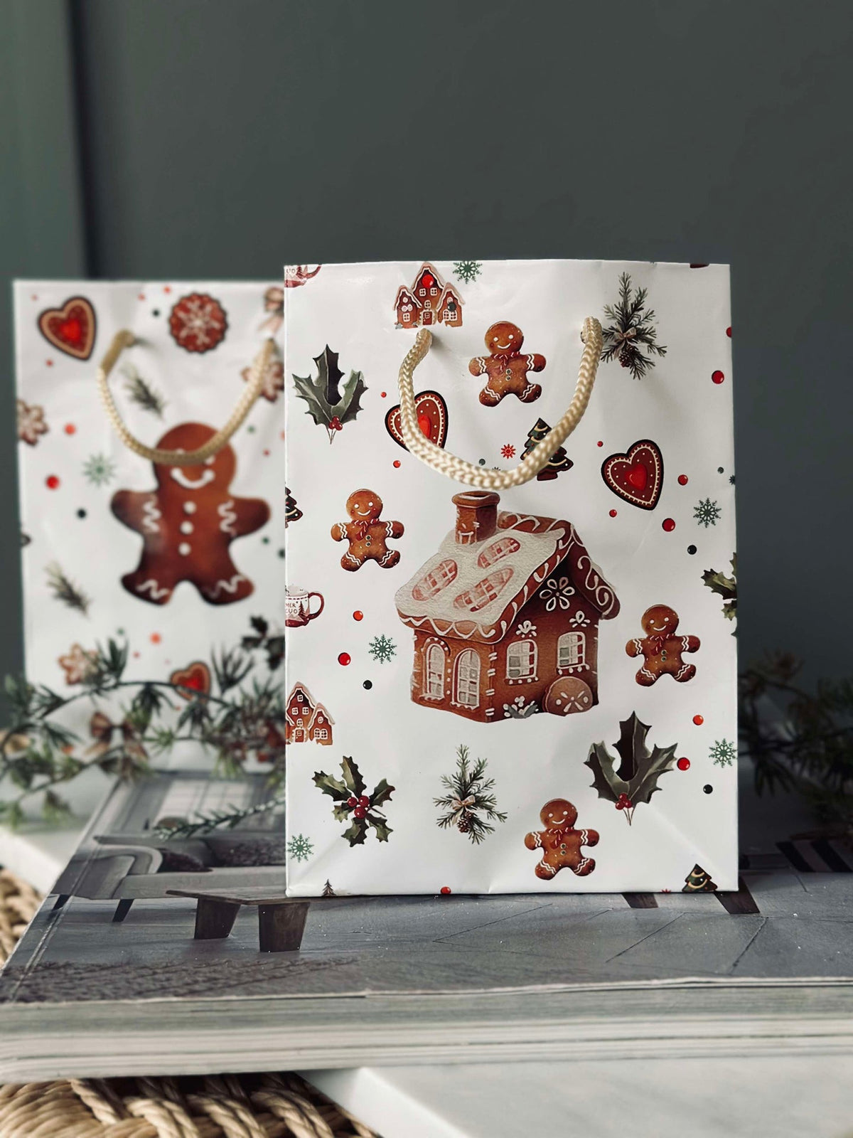 Cadeauzak Gingerbread - 1 stuk