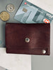 Portemonnee Aura small Dark Brown