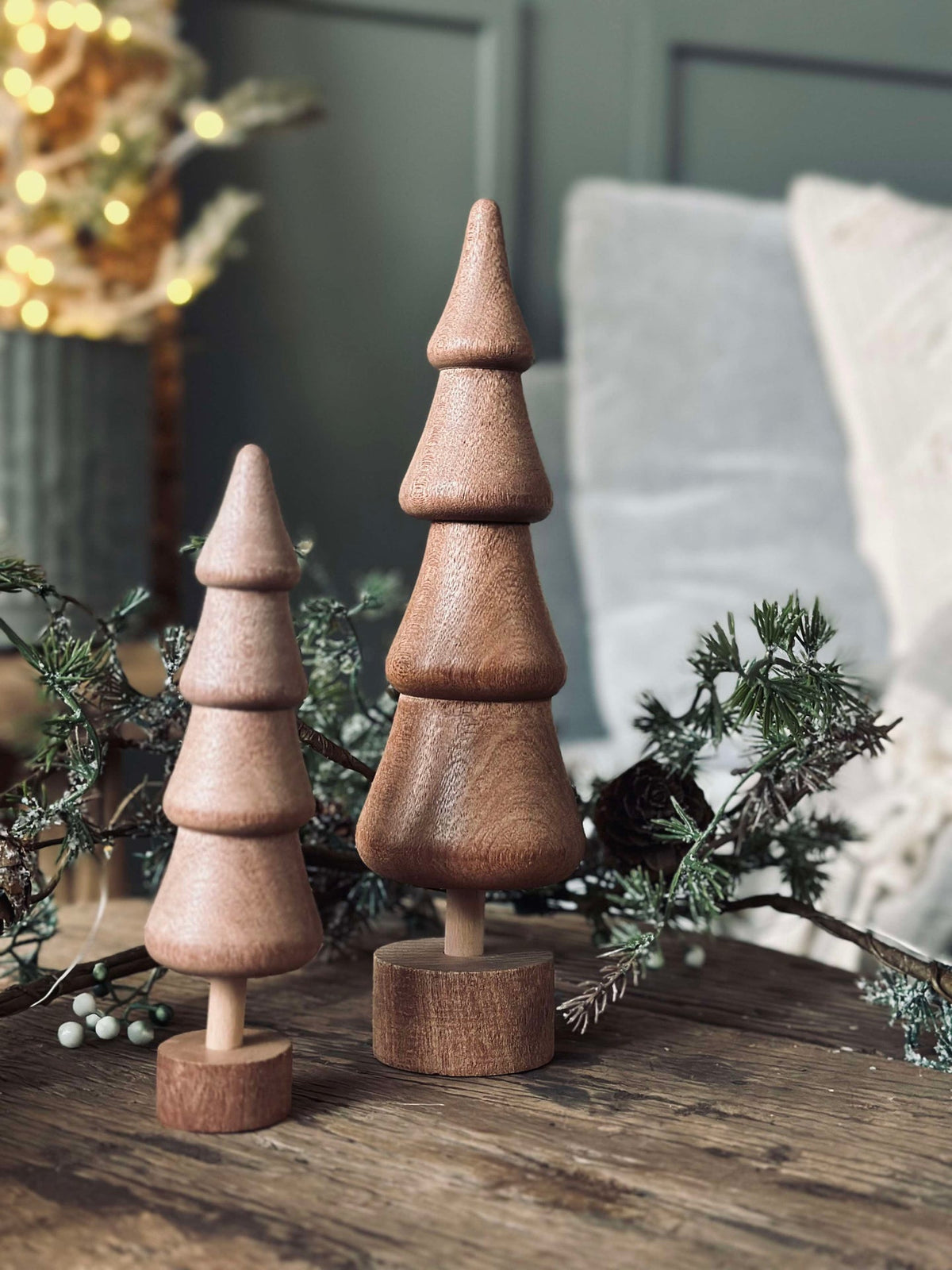 Kerstboom Wood - Bruin small
