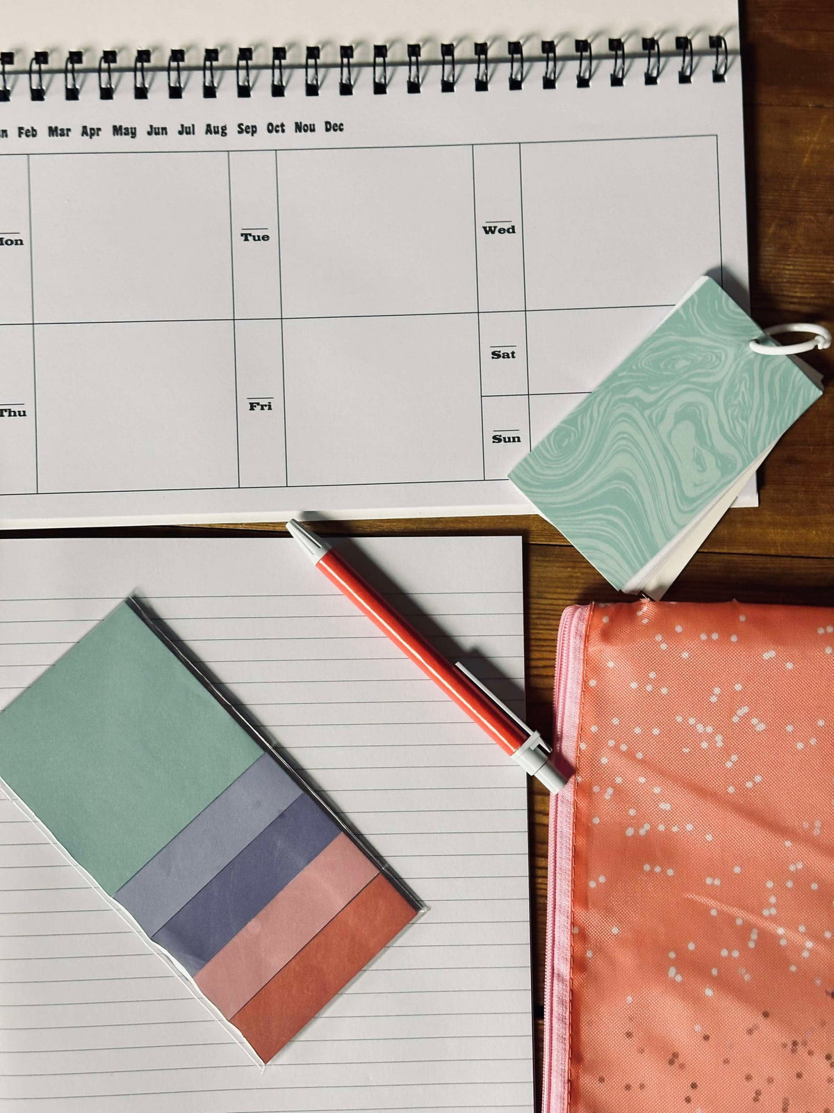Set met notitieboeken en tas - Pastel