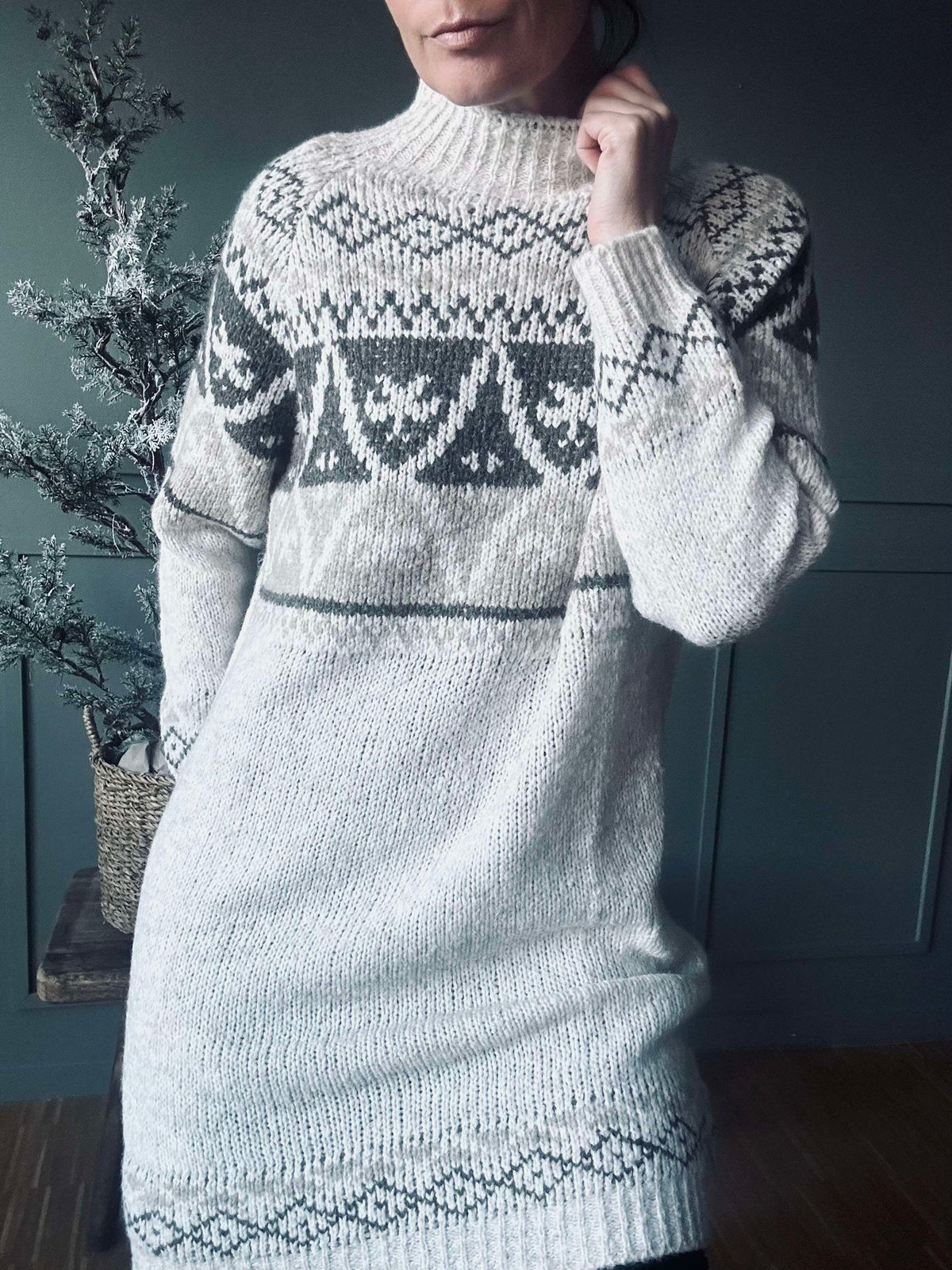 Gebreide jurk Winter