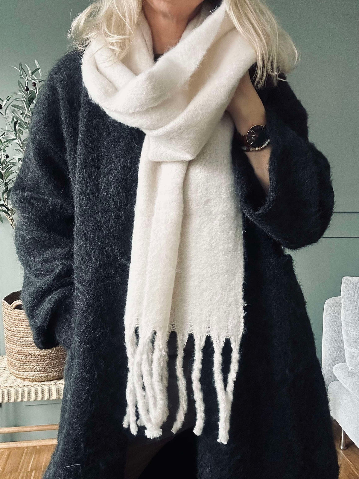 Sjaal White