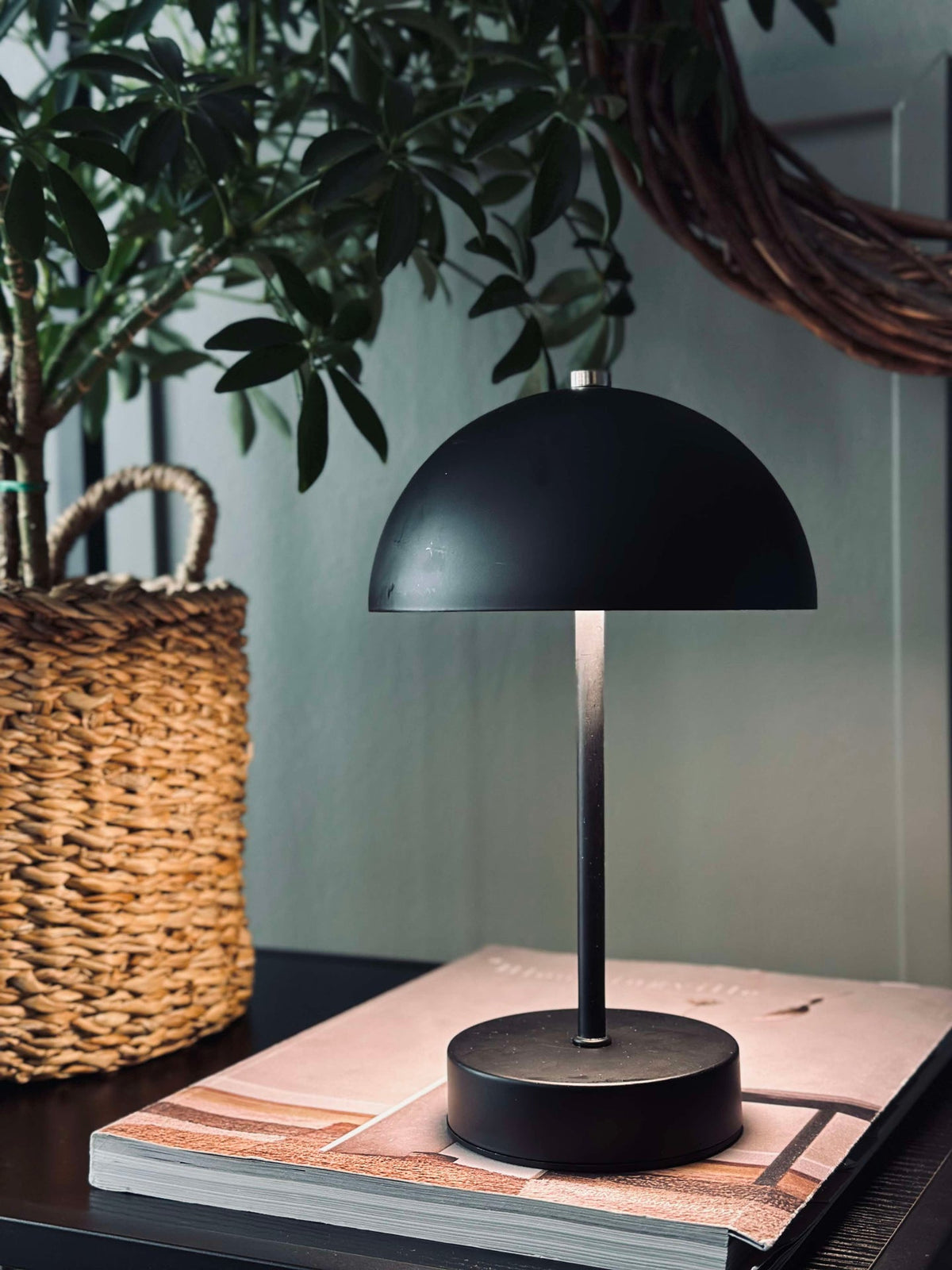 Tafellamp met touch - Zwart