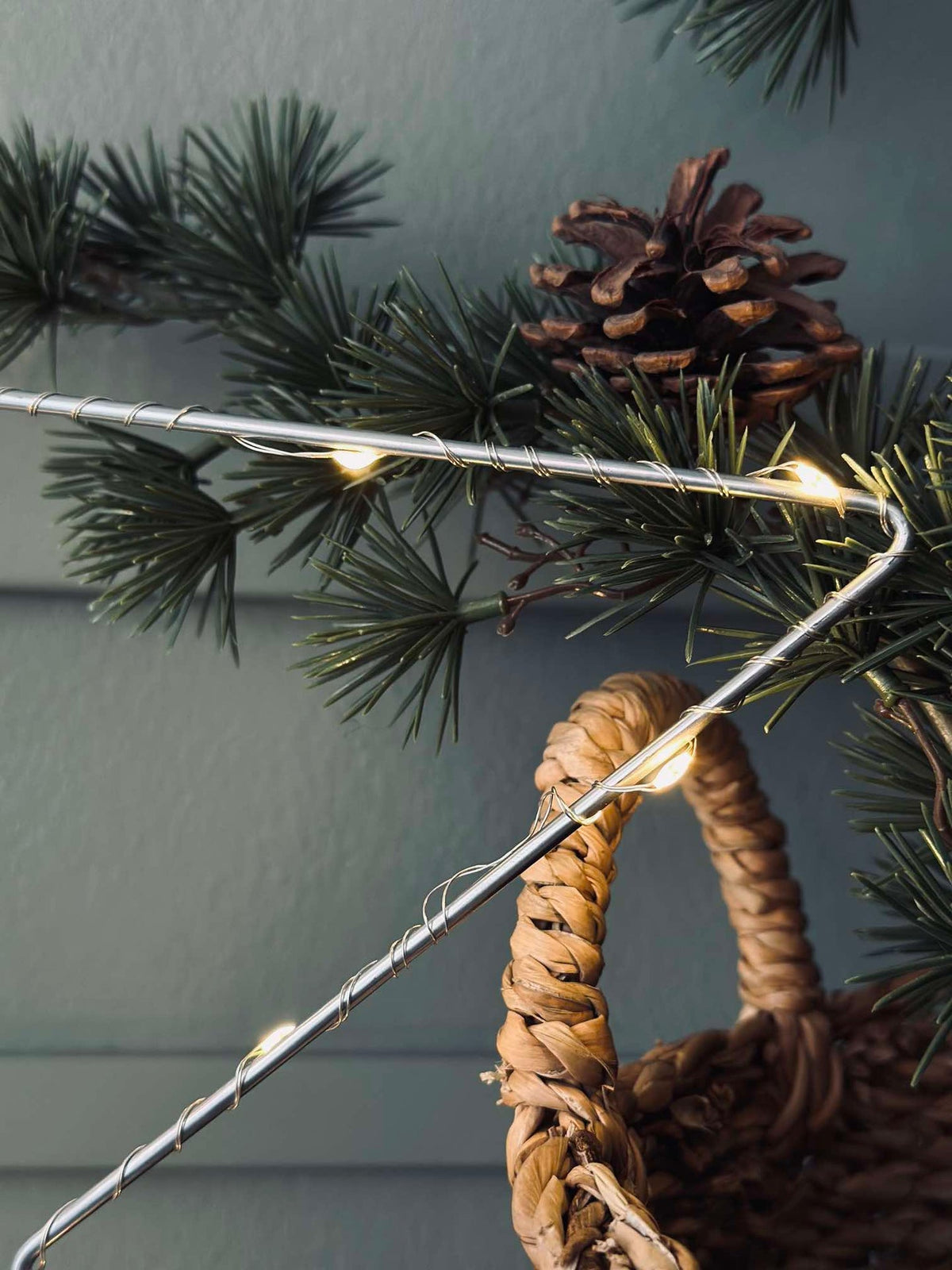 LED Ster Zilver 45 cm - Goedgekeurd voor binnen en buiten