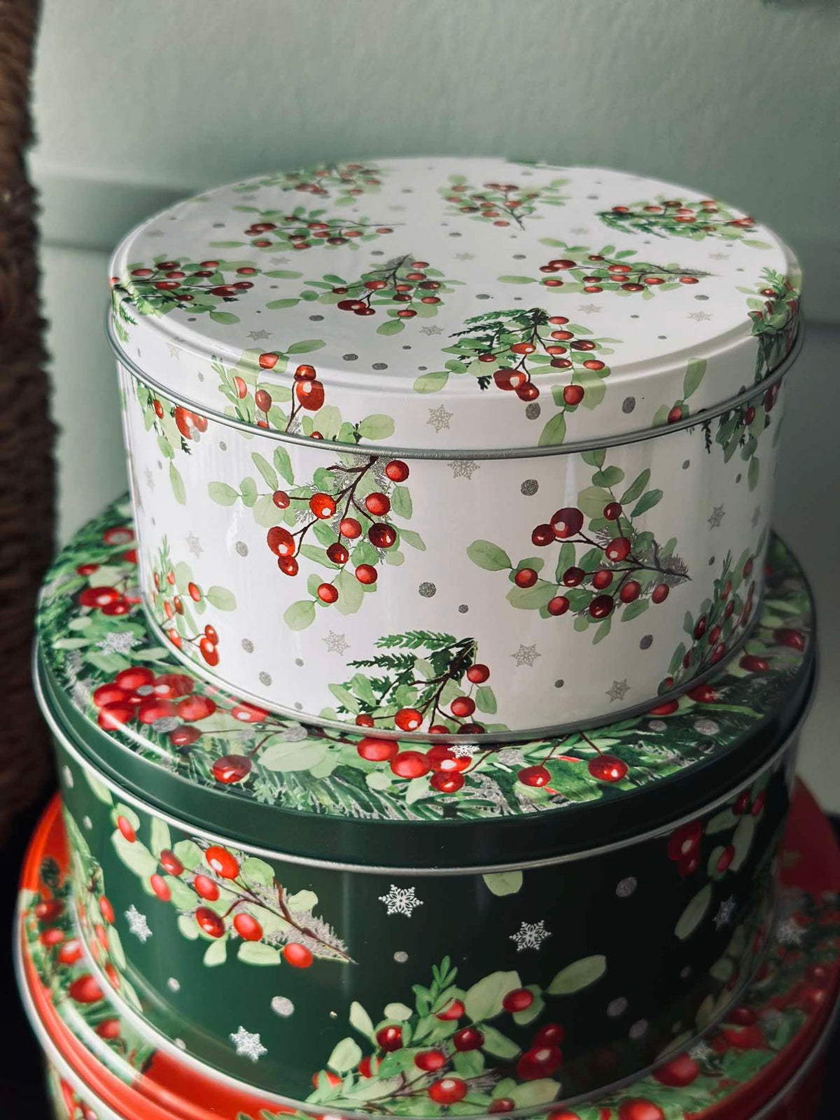 Koektrommels kerst - set van 3