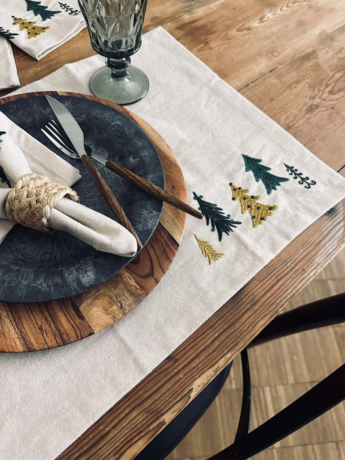 Placemat Bomen 35x45 cm - 4 st.