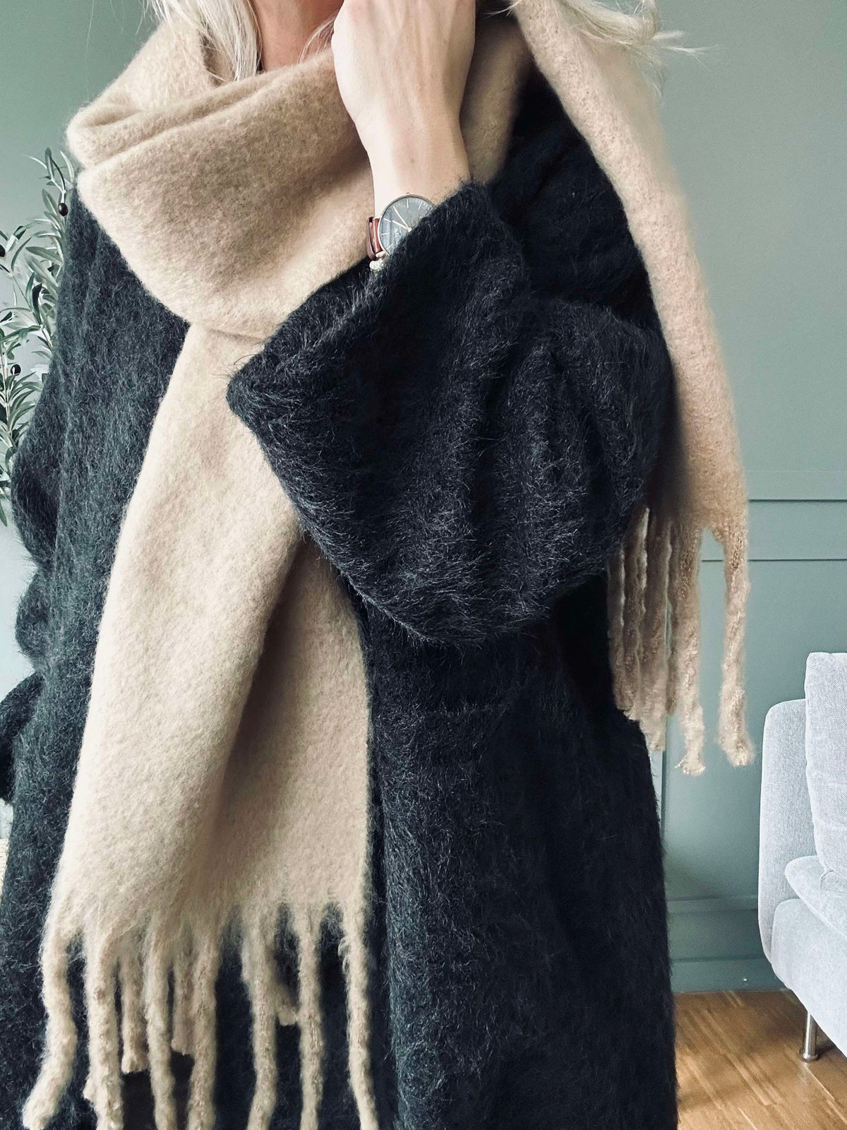 Sjaal Beige