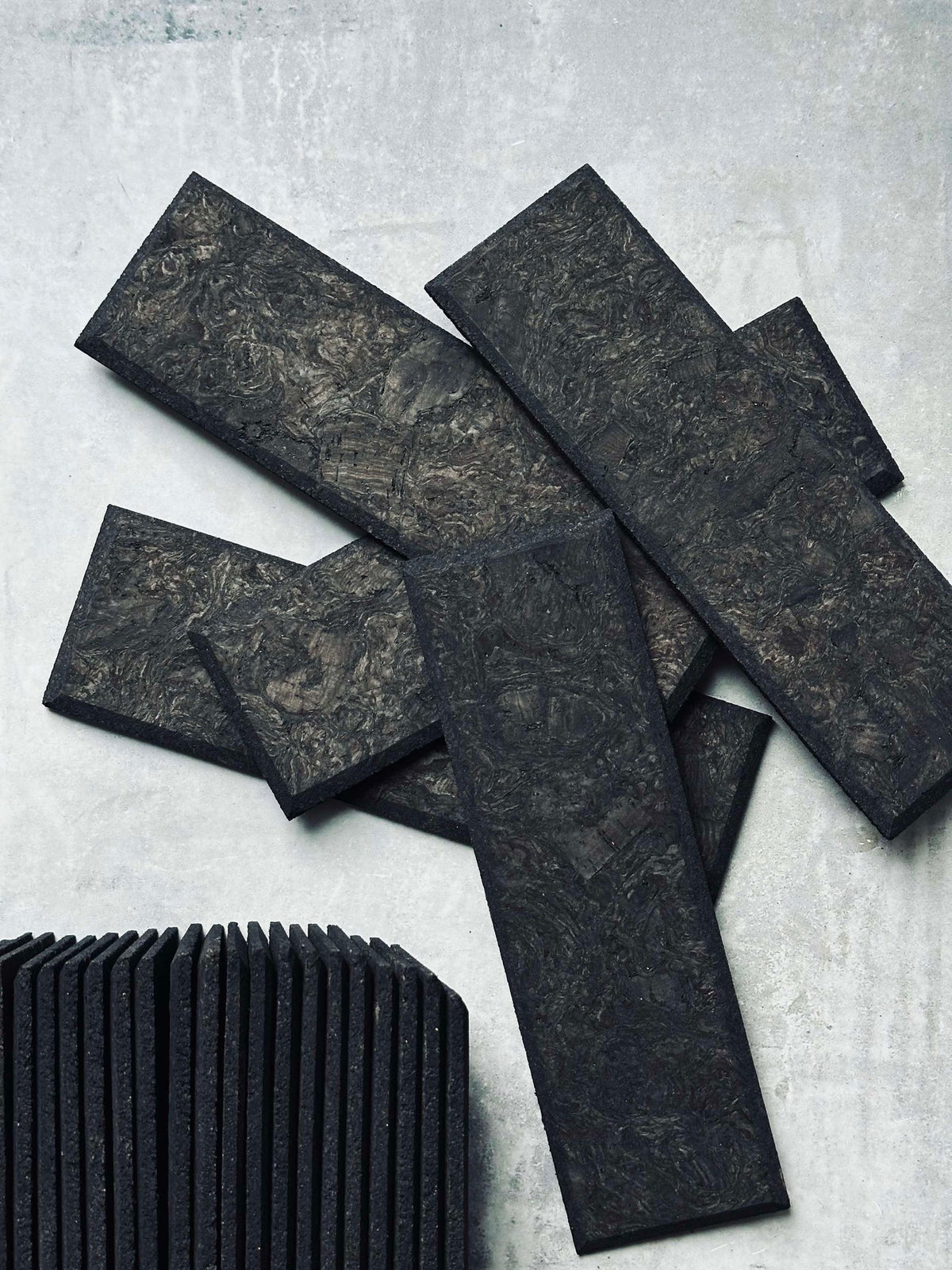 Kurkstenen - Dark pakket met 62 stuks