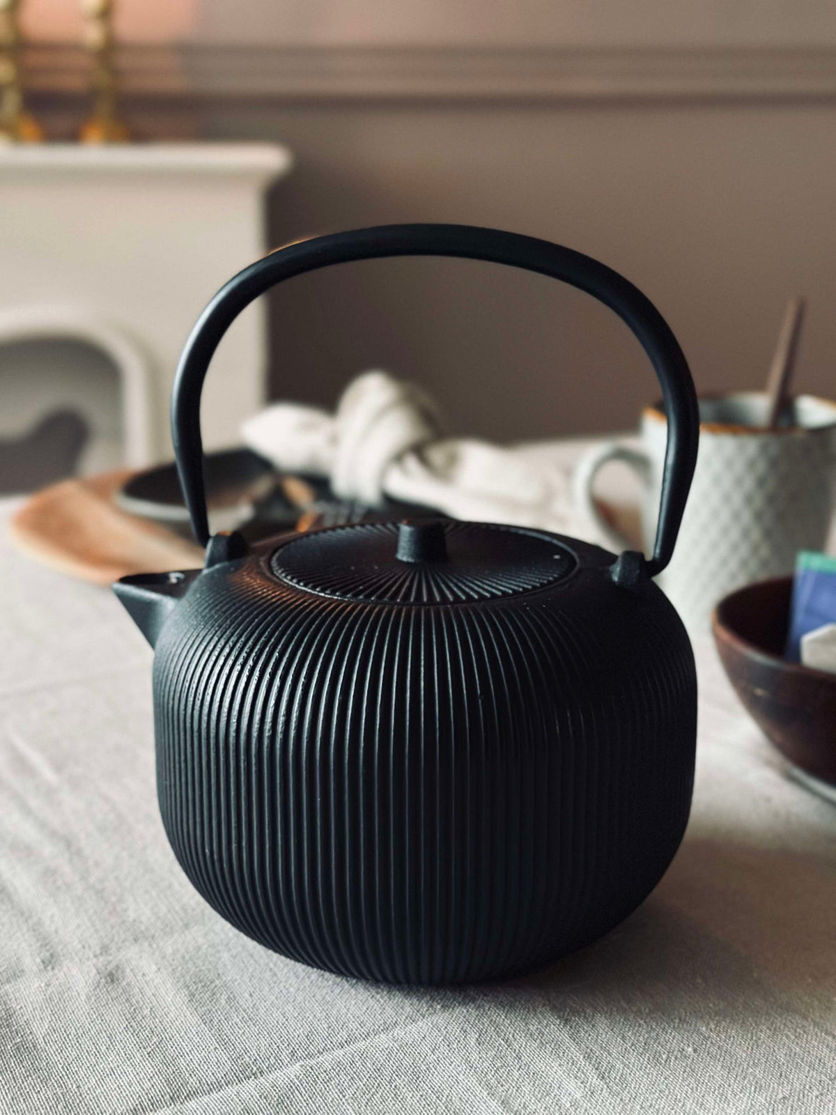 Theepot van gietijzer - 1 l.