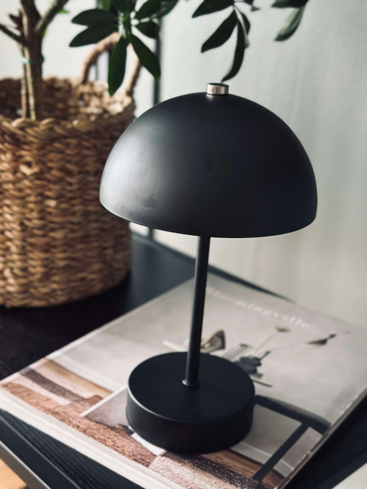 Tafellamp met touch - Zwart