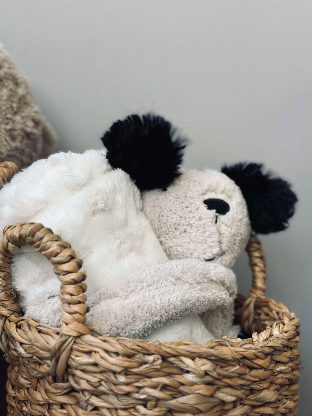 Babydeken met knuffelhond