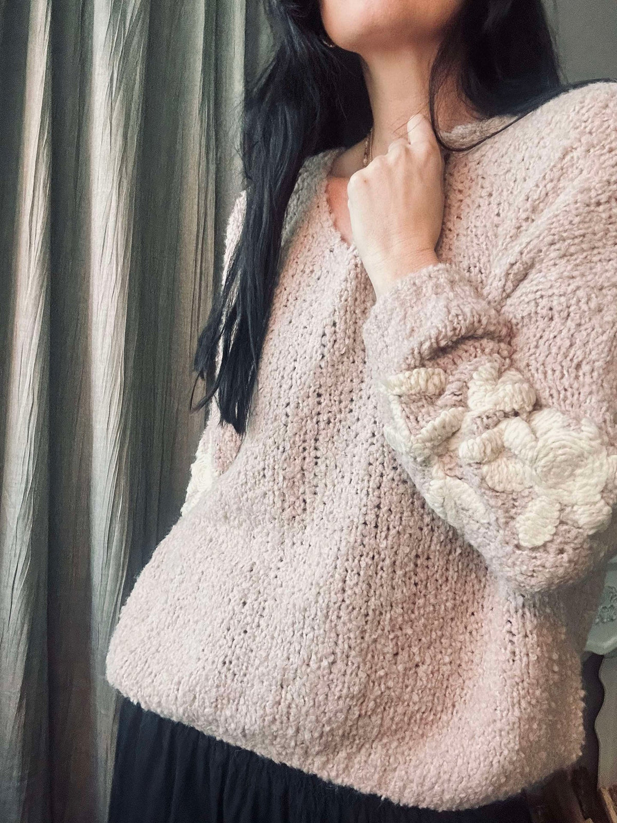 Trui Almond Rosa