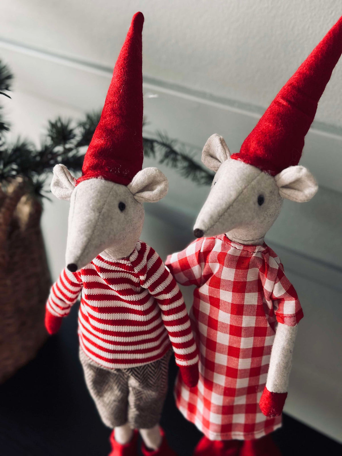 Kerstmuis 49 cm - Meisje