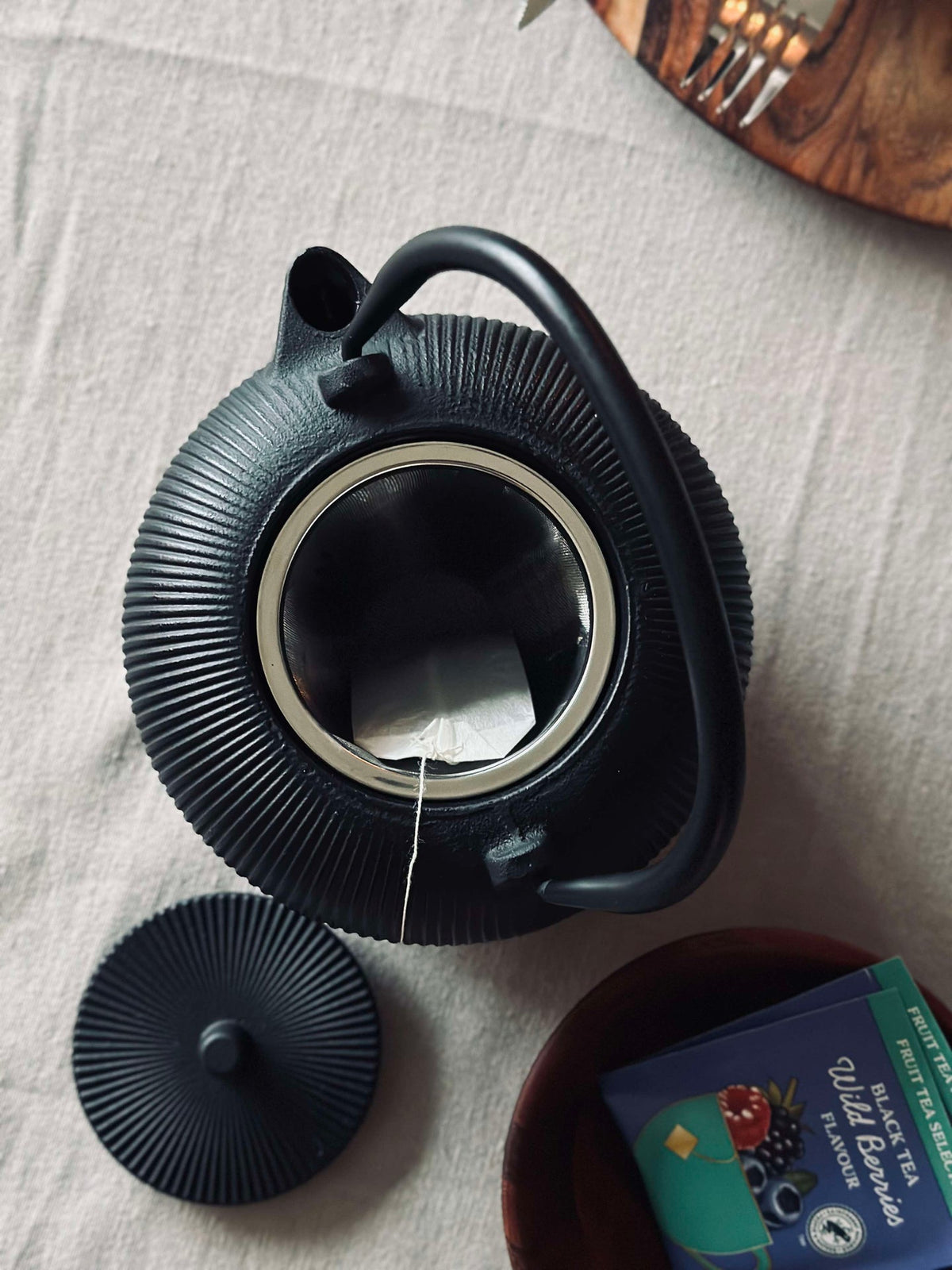 Theepot van gietijzer - 1 l.