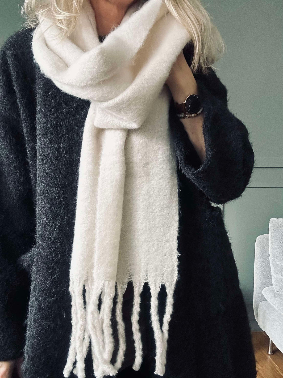 Sjaal White
